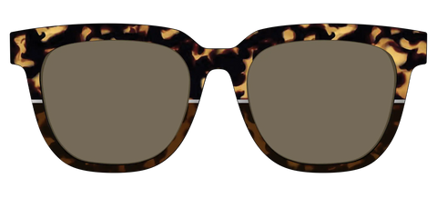 The Polarized Chic Tortoise Split Sun Top