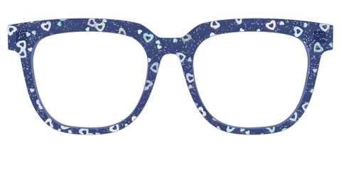 The Denim Heart Glitter Crystal