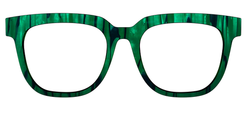 The Emerald Moire Stripes