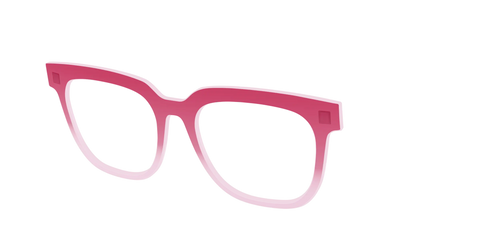 The Flamingo to Blush Gradient Crystal