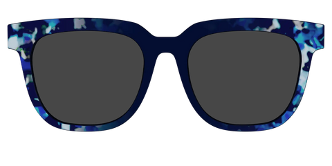 The Polarized Indigo Tortoise Sun Top