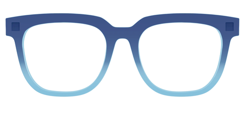 The Indigo to Sky Blue Gradient Crystal