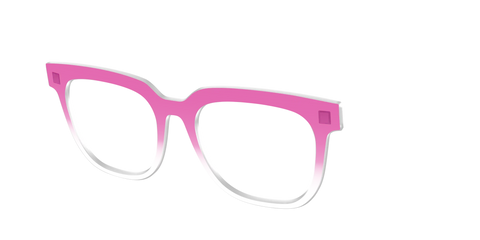 The Magenta Gradient Crystal