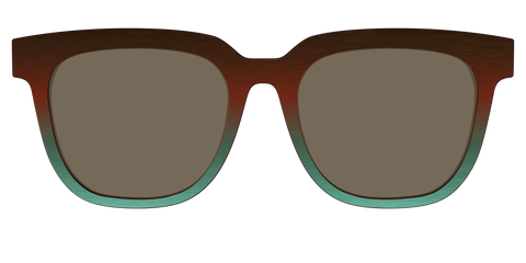 The Polarized Mahogany to Juniper Woodgrain Sun Top
