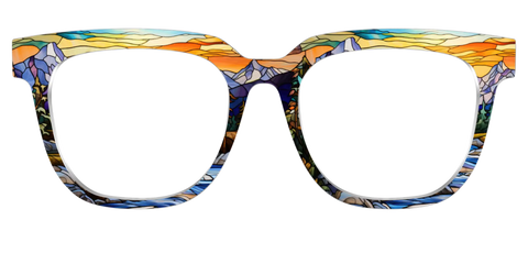 The Mountainscape Stained Glass