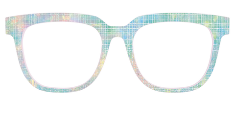 The Pastel Gradient with Holographic Hatching