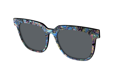 The Polarized Midnight Abalone Sun Top
