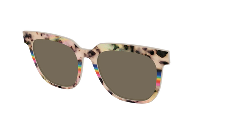 The Polarized Prism Split Tortoise Sun Top