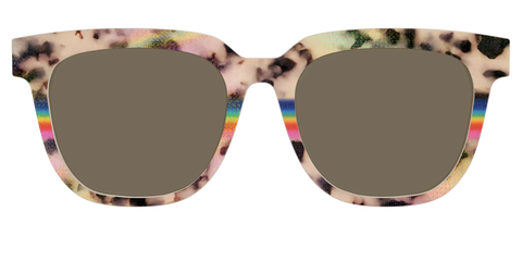 The Polarized Prism Split Tortoise Sun Top