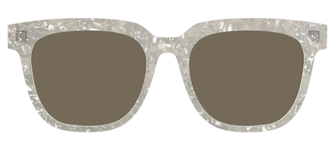The Polarized White Quartz Pearl Sun Top