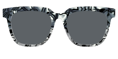 The Polarized Zebra Pearl Split Sun Top