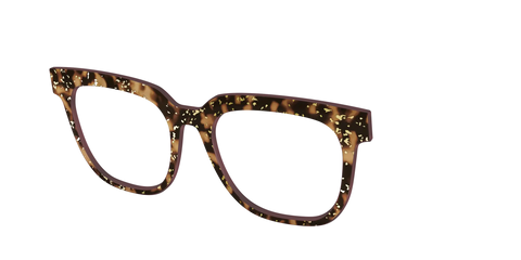 The Sandalwood Tortoise with Gold Foil