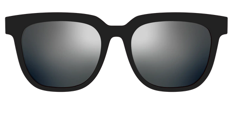 The Polarized Silver Reflective Sun Top