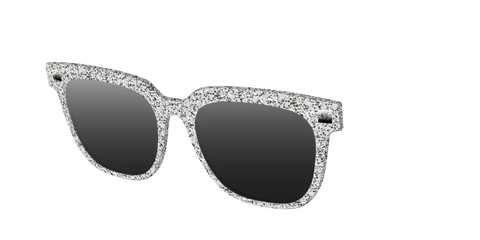 The Polarized Silver Sparkle Sun Top