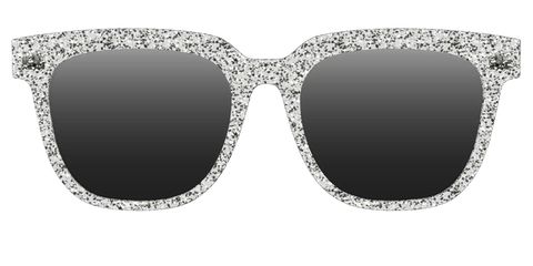 The Polarized Silver Sparkle Sun Top