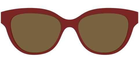 The Polarized Burgundy Sun Top