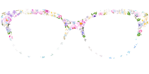 The Delicate Flower Crown with Butterfly Glitter