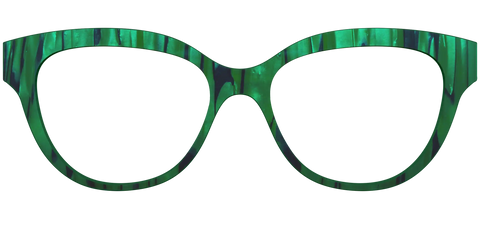 The Emerald Moire Stripes