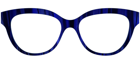 The Indigo Moire Stripes