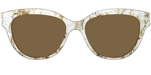 The Polarized Ivory Sand Pearl Shell Sun Top