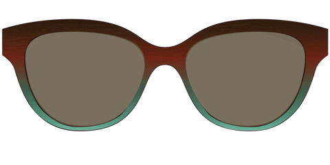The Polarized Mahogany to Juniper Woodgrain Sun Top