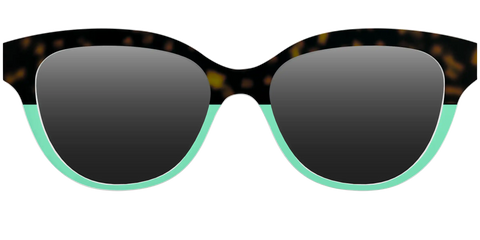 The Polarized Matcha Split Sun Top