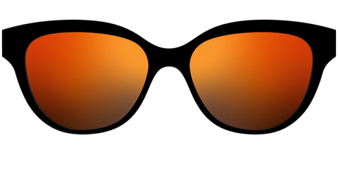 The Polarized Orange Reflective Sun Top