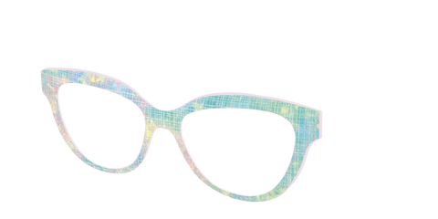 The Pastel Gradient with Holographic Hatching