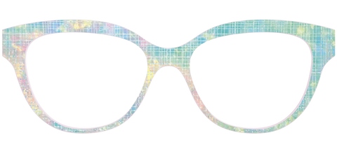 The Pastel Gradient with Holographic Hatching