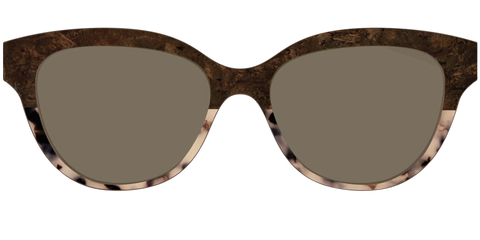 The Polarized Dark Oak Tortoise Split Sun Top