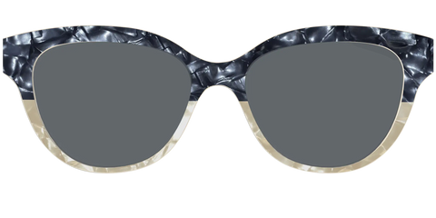 The Polarized Navy to Taupe Pearl Split Sun Top