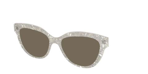 The Polarized White Quartz Pearl Sun Top