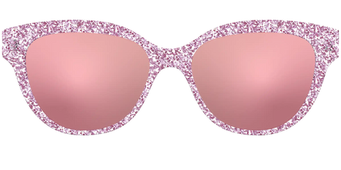 The Polarized Rose Gold Sparkle Sun Top