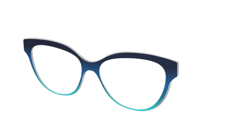 The Royal Blue to Seafoam Gradient
