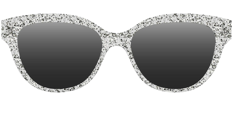 The Polarized Silver Sparkle Sun Top