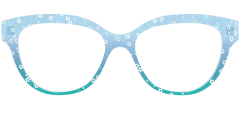 The Sky Blue Crystal with Daisy Glitter