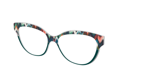 The Teal Ikat Split