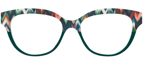The Teal Ikat Split