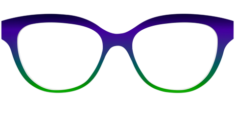 The Ultra Violet to Bright Green Gradient