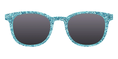 The Polarized Aquamarine Sparkle Sun Top