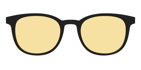 The Black With Citrine Yellow Lens