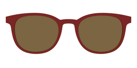 The Polarized Burgundy Sun Top