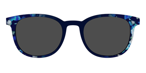 The Polarized Indigo Tortoise Sun Top