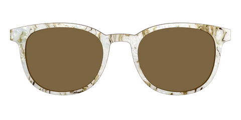 The Polarized Ivory Sand Pearl Shell Sun Top