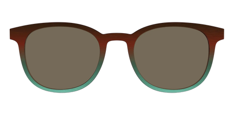 The Polarized Mahogany to Juniper Woodgrain Sun Top
