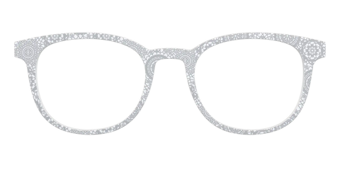 The Pale Gray Medallion Lace