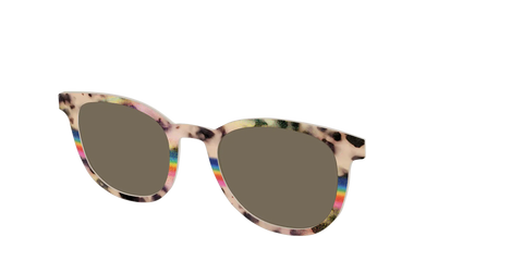 The Polarized Prism Split Tortoise Sun Top