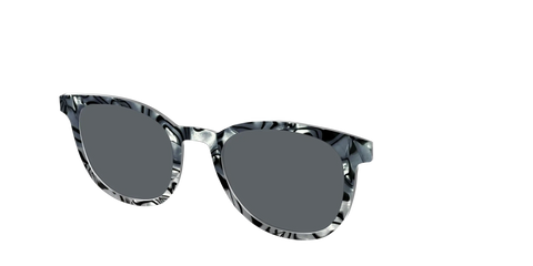 The Polarized Zebra Pearl Split Sun Top