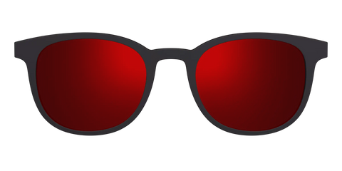 The Polarized Red Reflective Sun Top