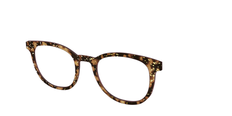 The Sandalwood Tortoise with Gold Foil